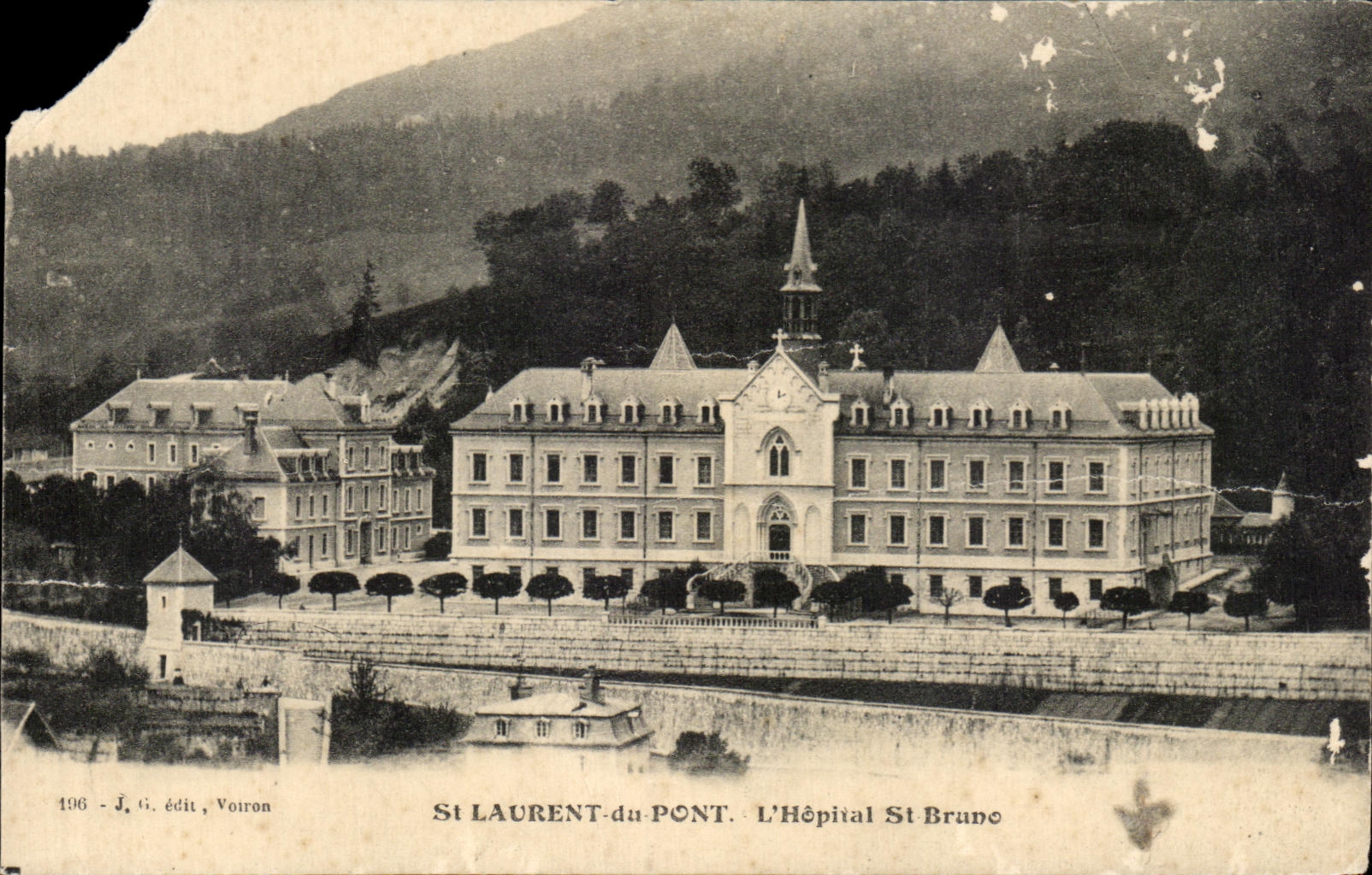 CPA St Laurent du Pont L'Hopital St Brune