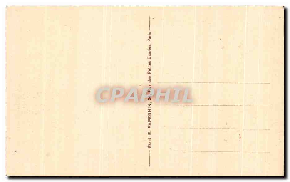 CPA Versailles Palais du Grand Trianon Le Salon des malachites  — Verso
