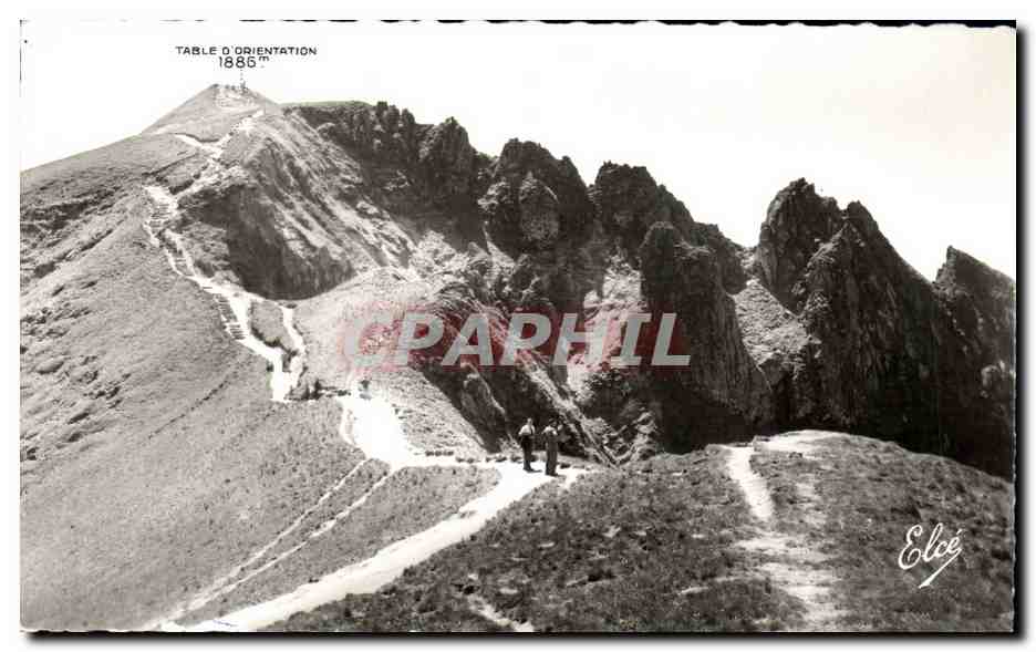 Sommet du Sancy — Table d'Orientaion 1886 m — Elcée