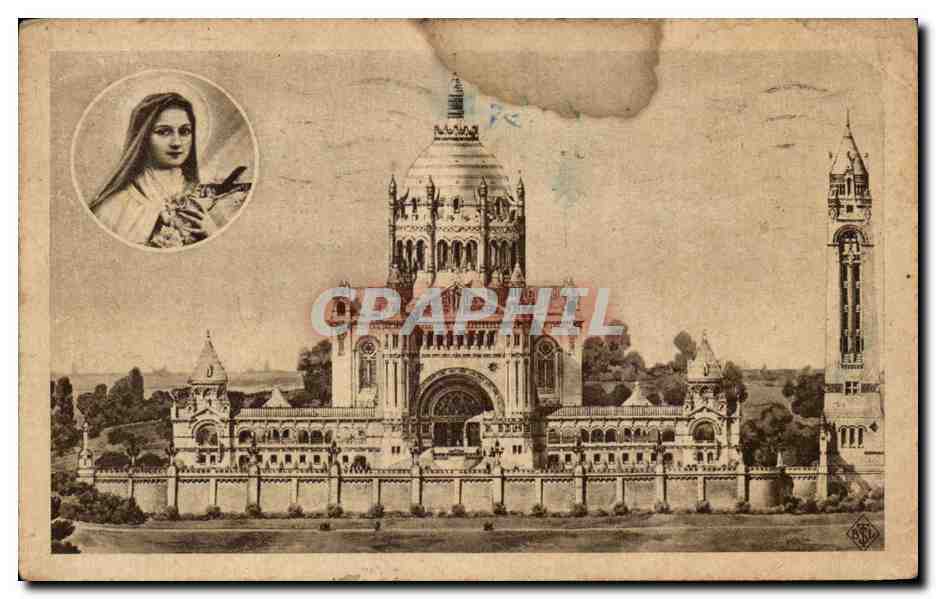 CPA LA Basilique De Lisieux Vue generale du projet