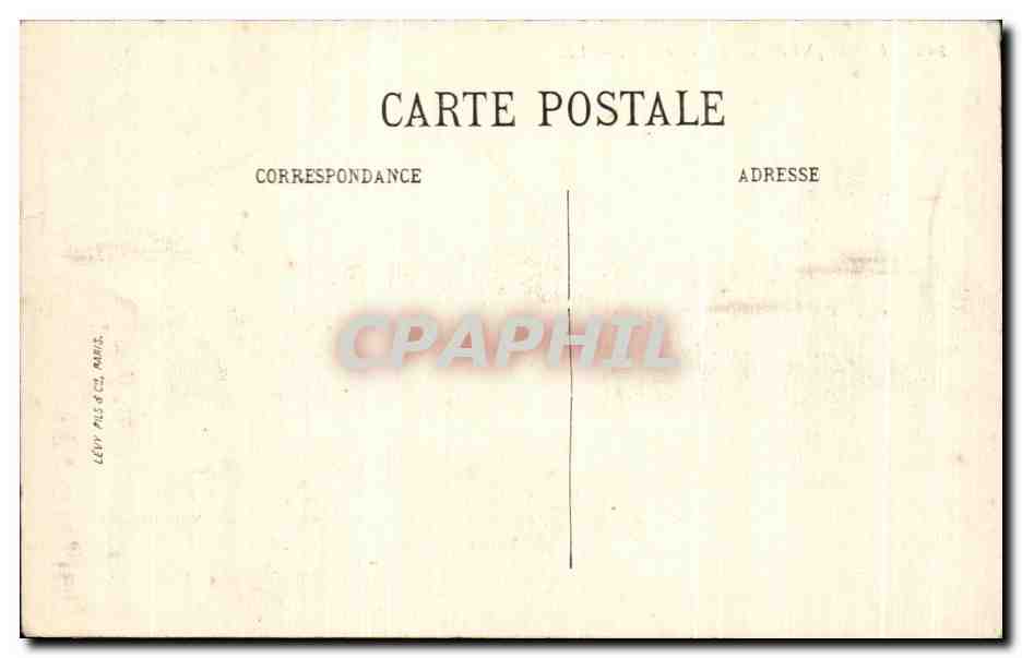 CPA Paris Le Trocadero — Rückseite