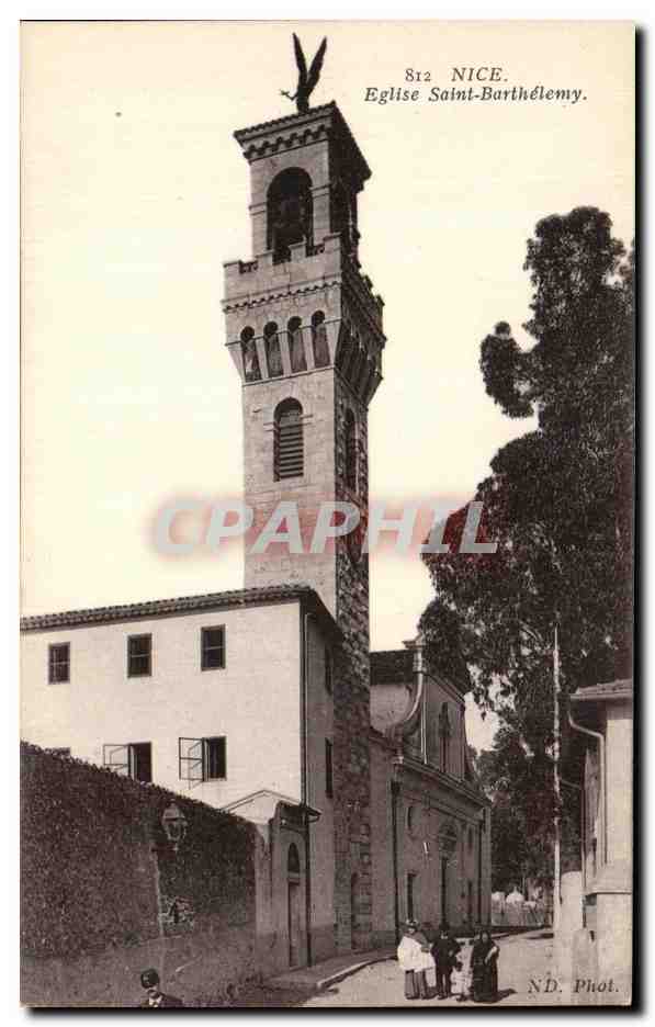 CPA Nice Eglise Saint Barthelemy