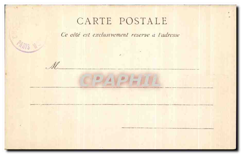 CPA Nice Jardins Du Casino  — Rückseite