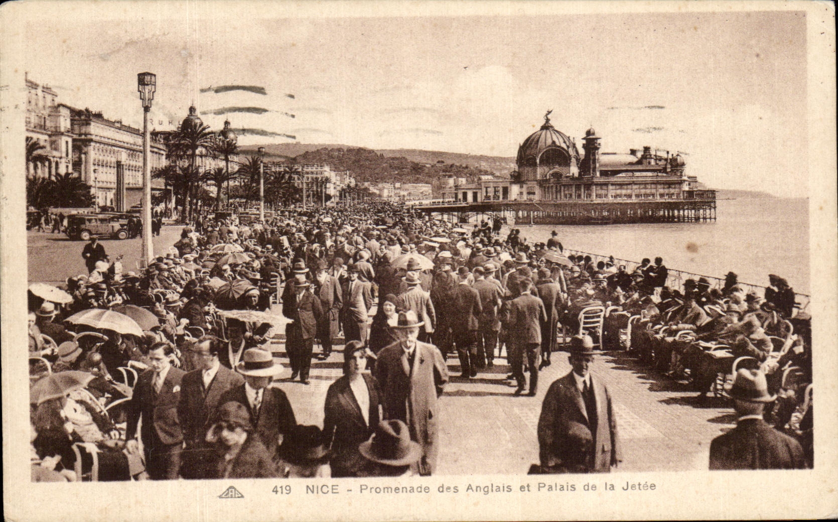 CPA Nice Promenace Des Anglais et Palais de la Jetee