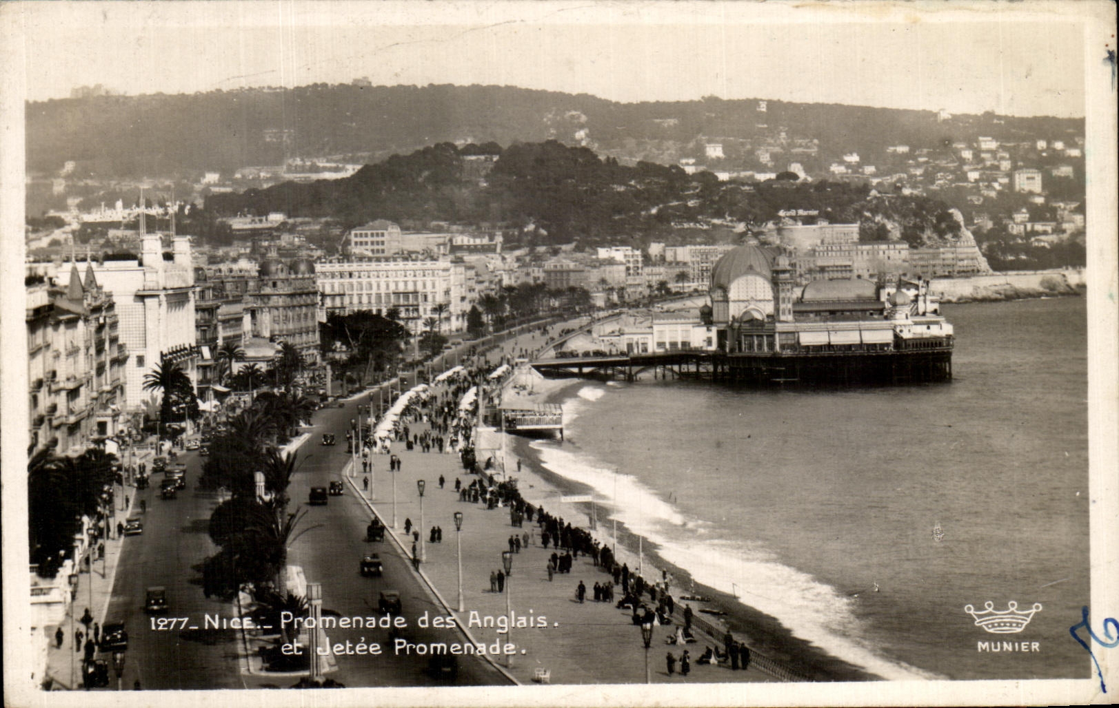 CPA Nice Promenade des Anglais et jetee Promenade