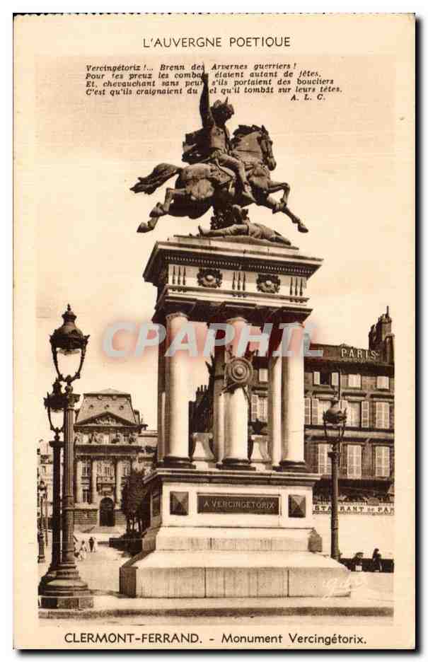 Clermont-Ferrand — Monument Vercingétorix — L'Auvergne Poétique