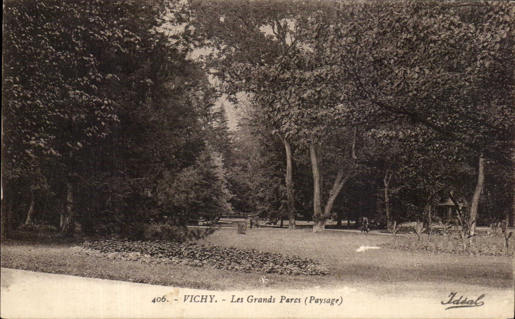 Vichy - Les Grands Parcs (Paysage) — Ideal, n° 406