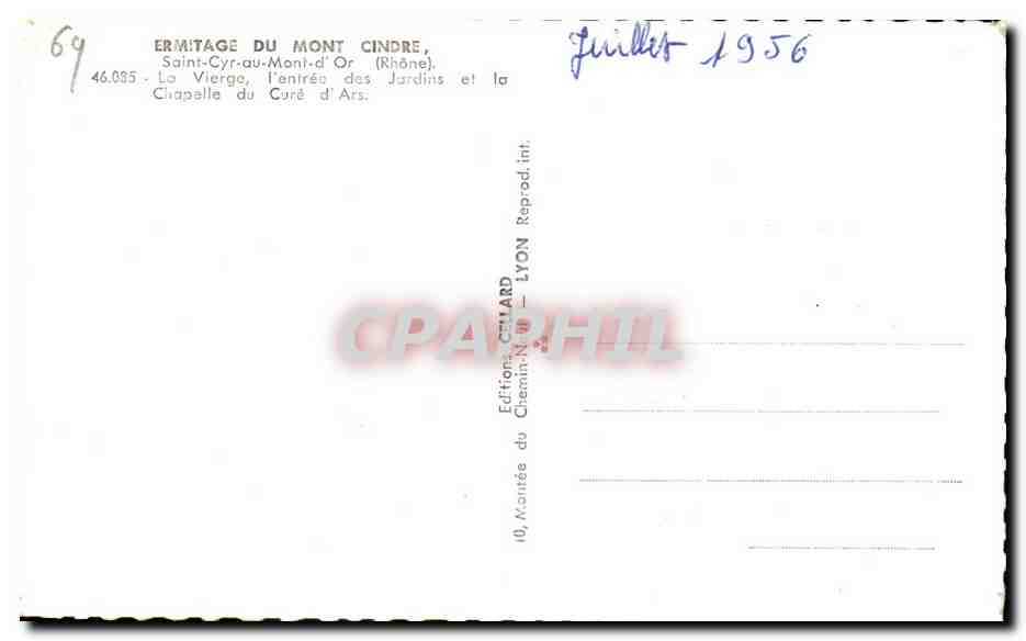 Ermitage du Mont Cindre — Saint-Cyr-au-Mont-d'Or (Rhône) — Édition CENARD — Reverso