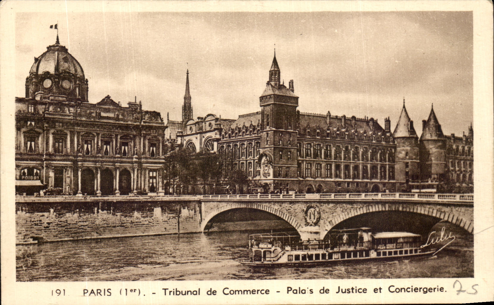 CPA Paris Tribunal de Commerce palais de Justice et Conciergerie Peniche 
