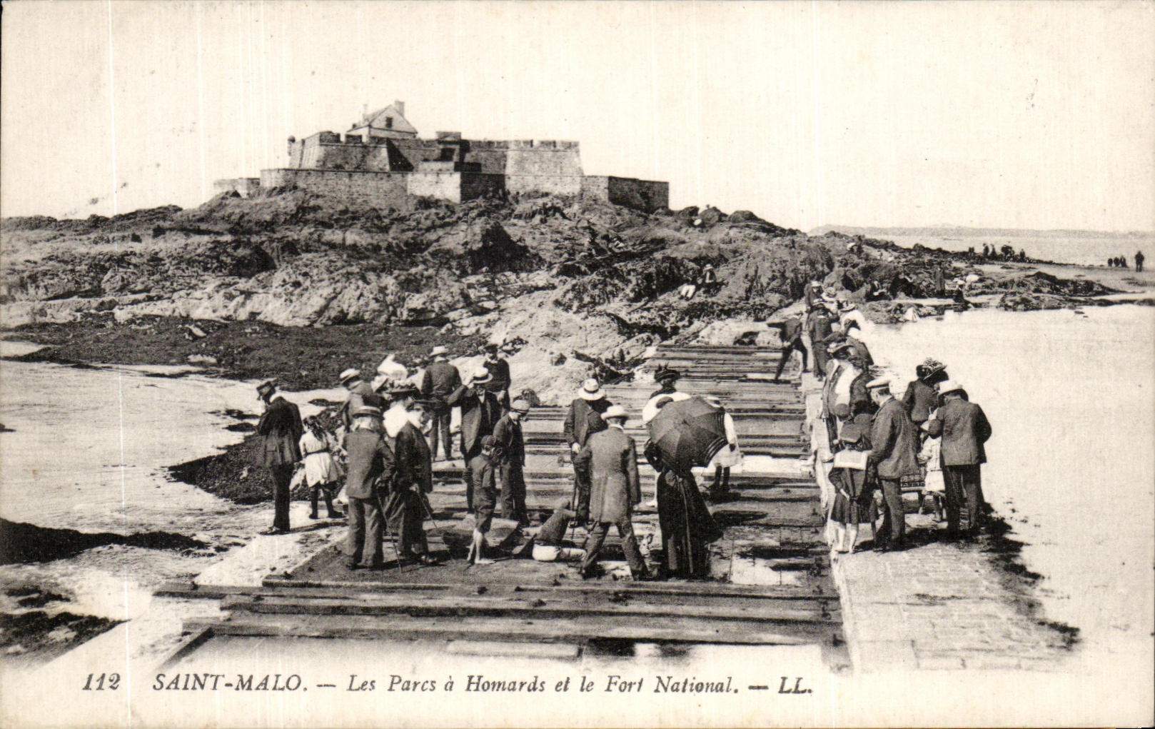 Saint-Malo — Los parques de langostas y el Fuerte Nacional — N° 112