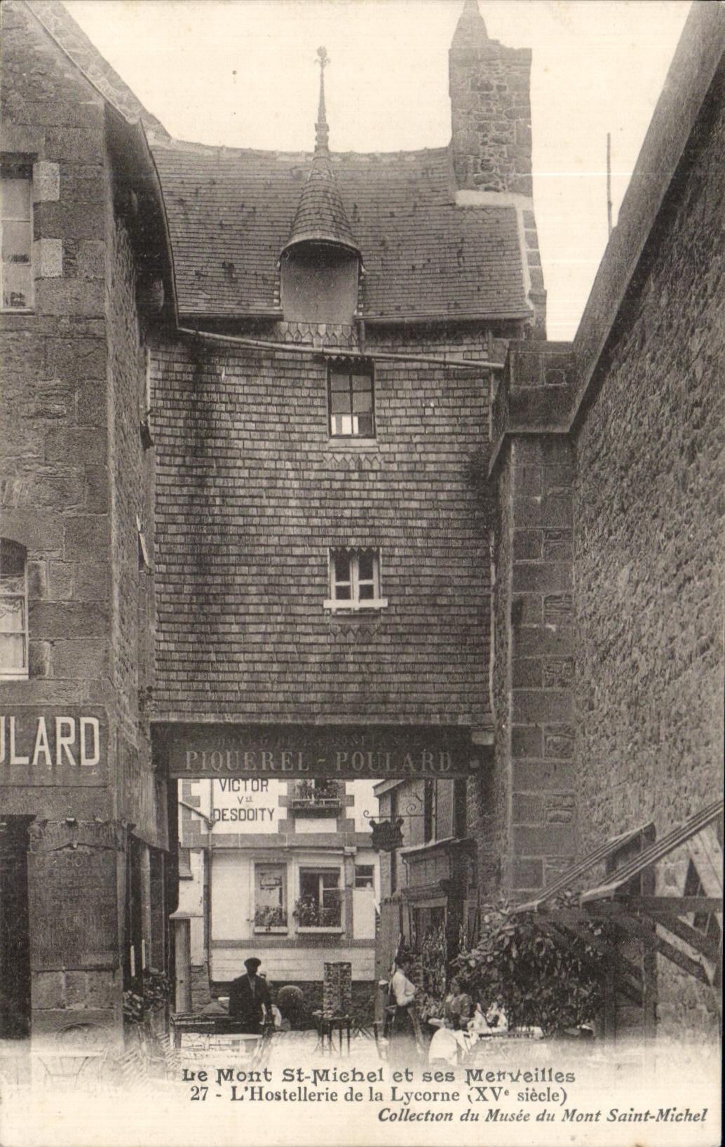 CPA Le Mont St Michel L'Hostellerie de la Lycorne Licorne 