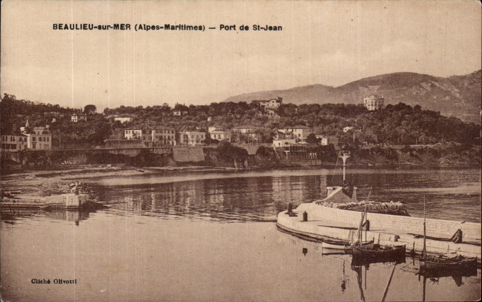 CPA Beaulieu sur Mer Port de st jean