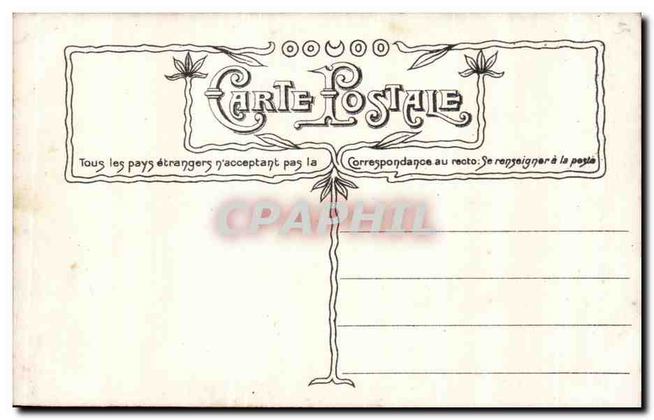 CPA Fantaisie Enfant — Rückseite
