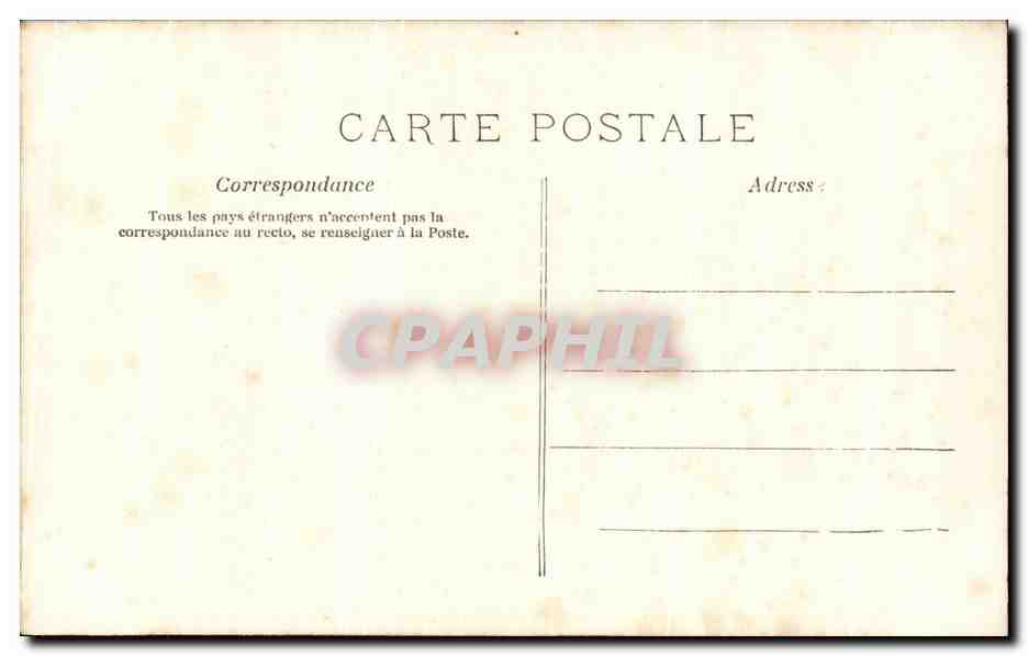 CPA Fantaisie Femme  — Verso