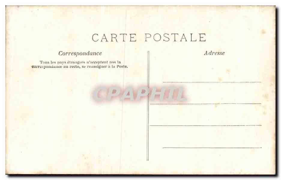 Scène d'amour — couple en intérieur — A.N. PARIS n°346 — Verso
