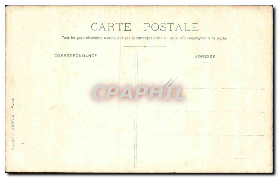 CPA Fantaisie Enfants Fille Chat — Rückseite