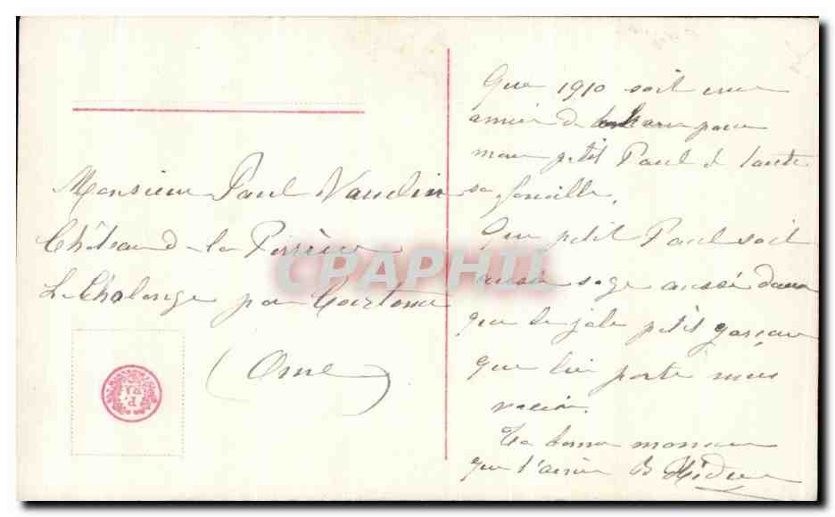 CPA Fantaisie Enfant — Rückseite