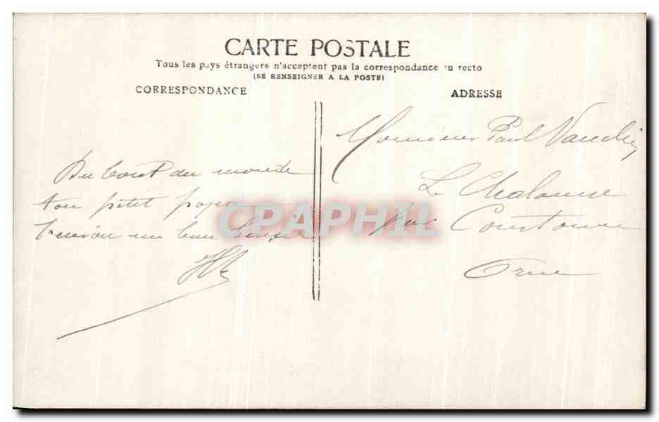 CPA Fantaisie Enfants — Rückseite