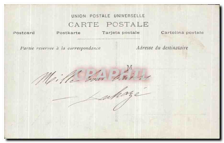 CPA Fantaisie Enfant Noel  — Verso
