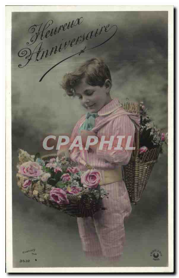 CPA Fantaisie Enfant Garcon 