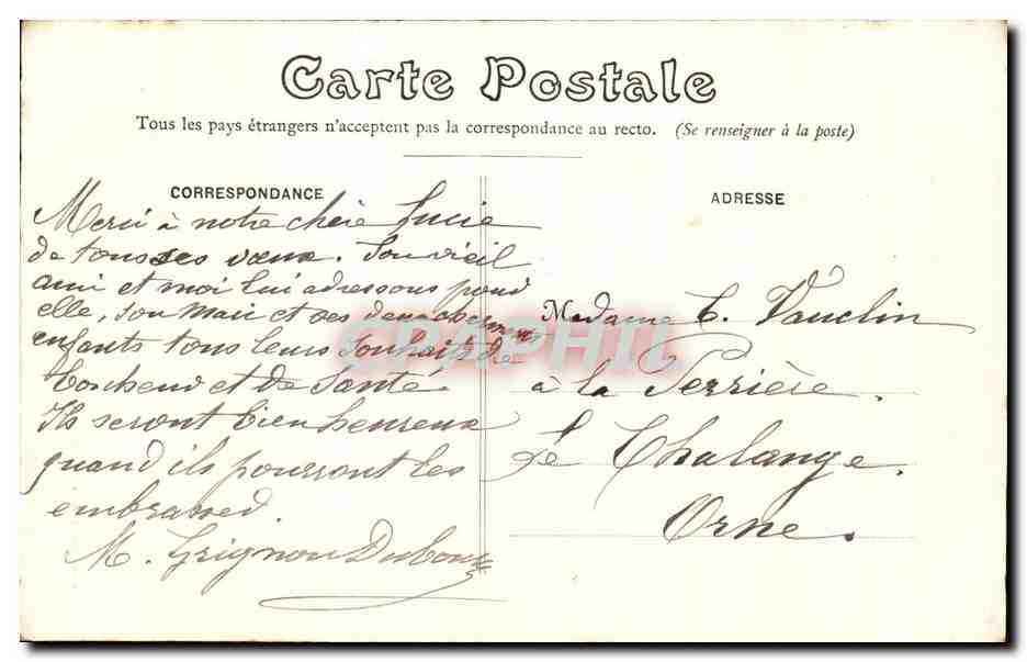 CPA Fantaisie Femme La Sarthe Rillettes des petits gourmets Enfants Folklore — Verso
