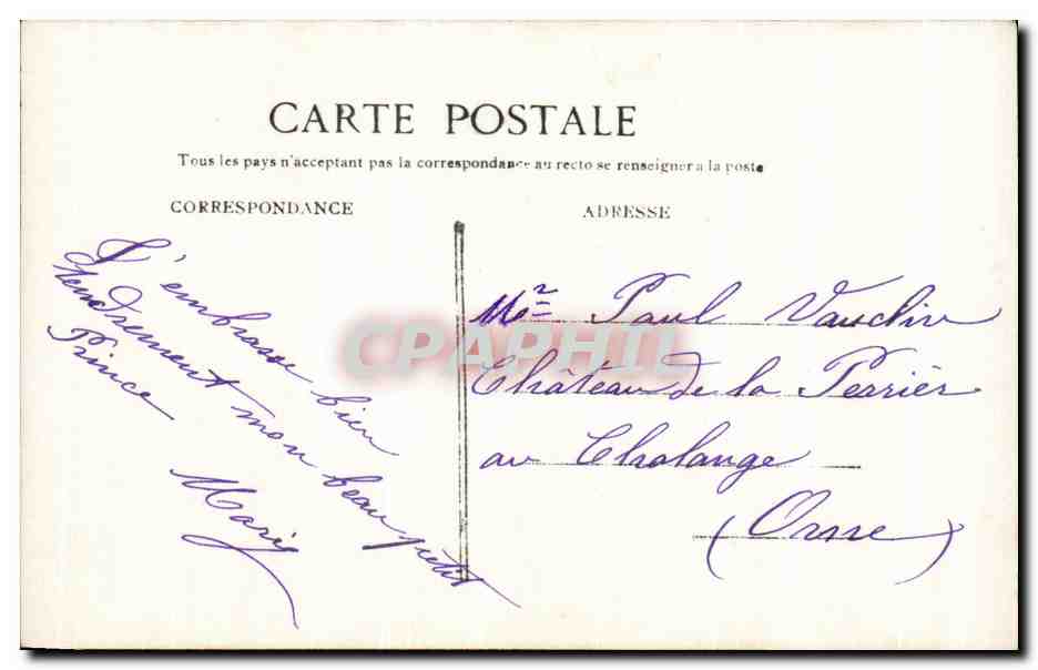 CPA Fantaisie Enfant Pierrot  — Rückseite