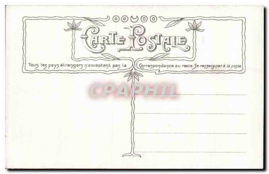 CPA Fantaisie Vieille Femme et enfants — Rückseite