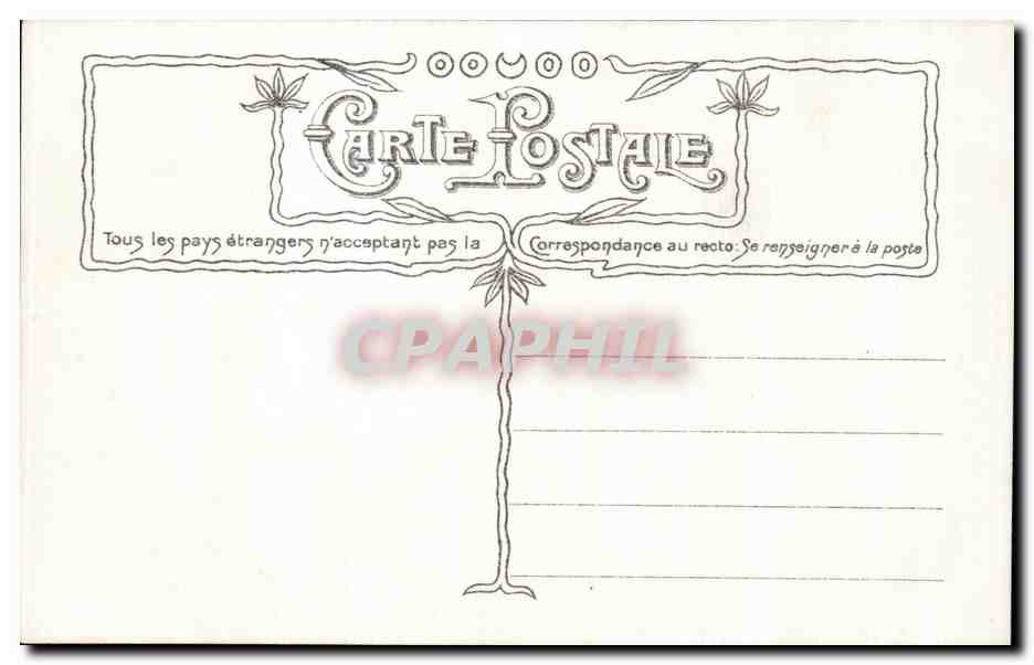 CPA Fantaisie Vieille Femme et enfants — Rückseite