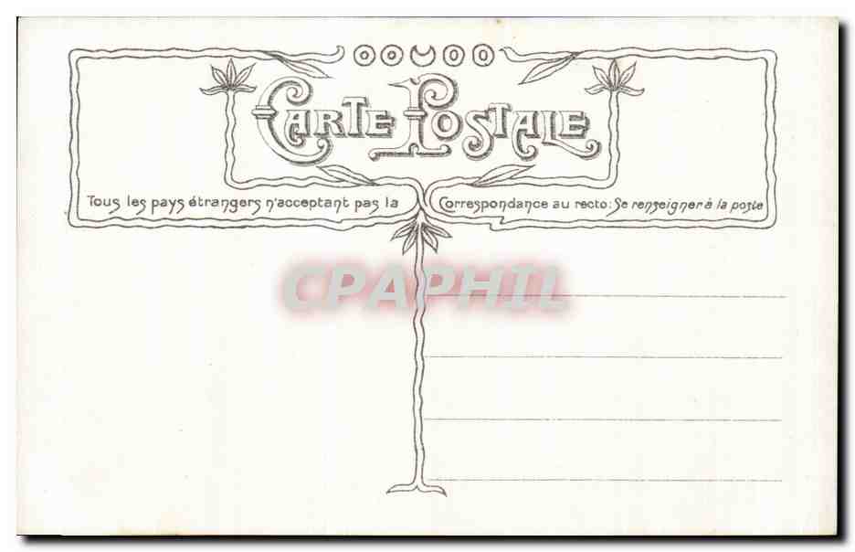 CPA Fantaisie Vieille Femme et enfants — Rückseite