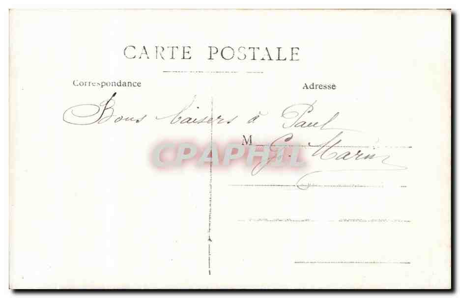 CPA Fantaisie Femme  — Rückseite