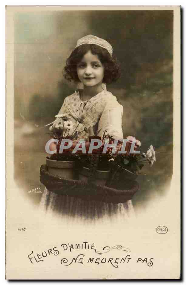 CPA Fantaisie Enfant Fille