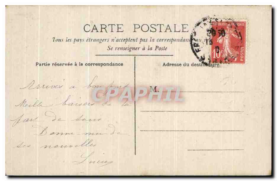 CPA Fantaisie Enfant Fille — Rückseite