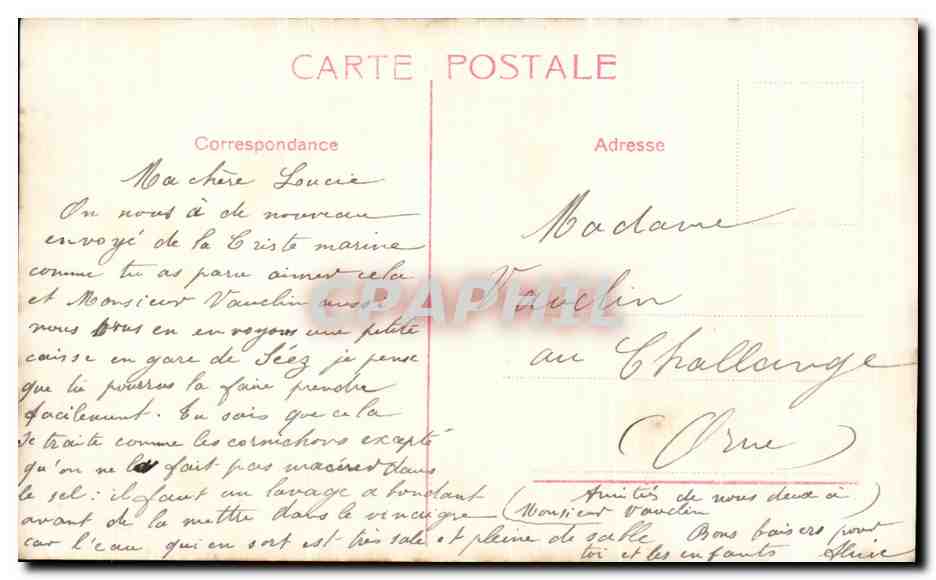 CPA Fantaisie Enfant Fille Femme  — Rückseite