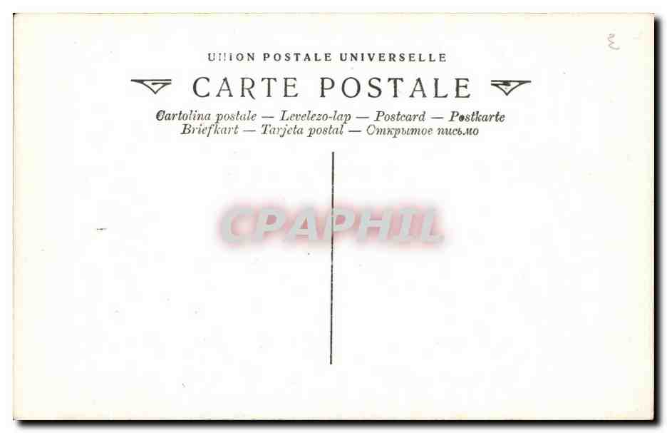CPA Fantaisie Enfant Lune  — Rückseite