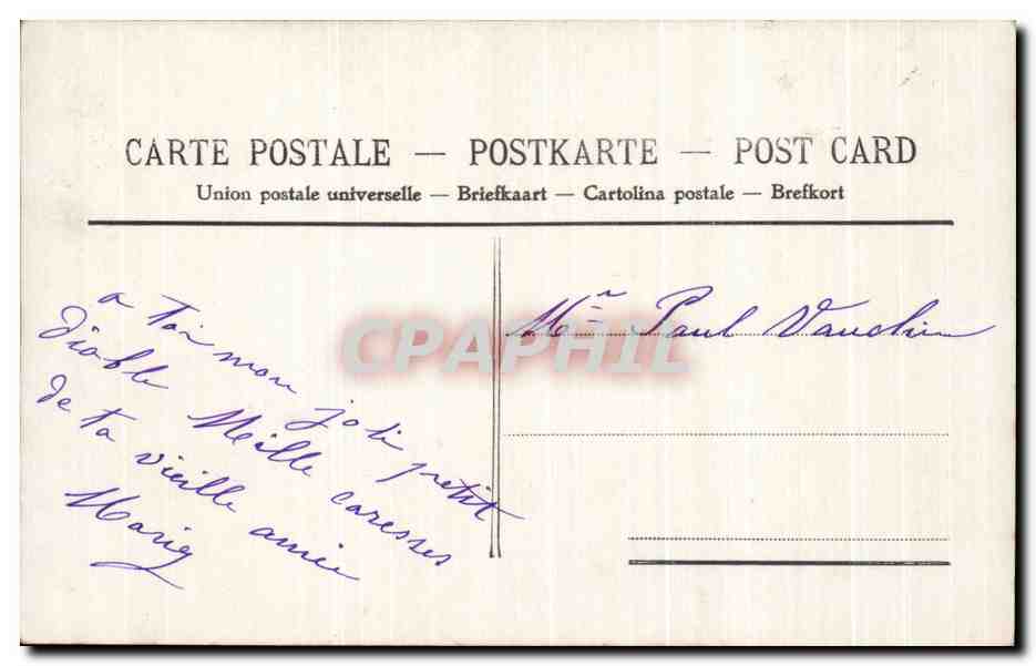CPA Fantaisie Enfant — Verso