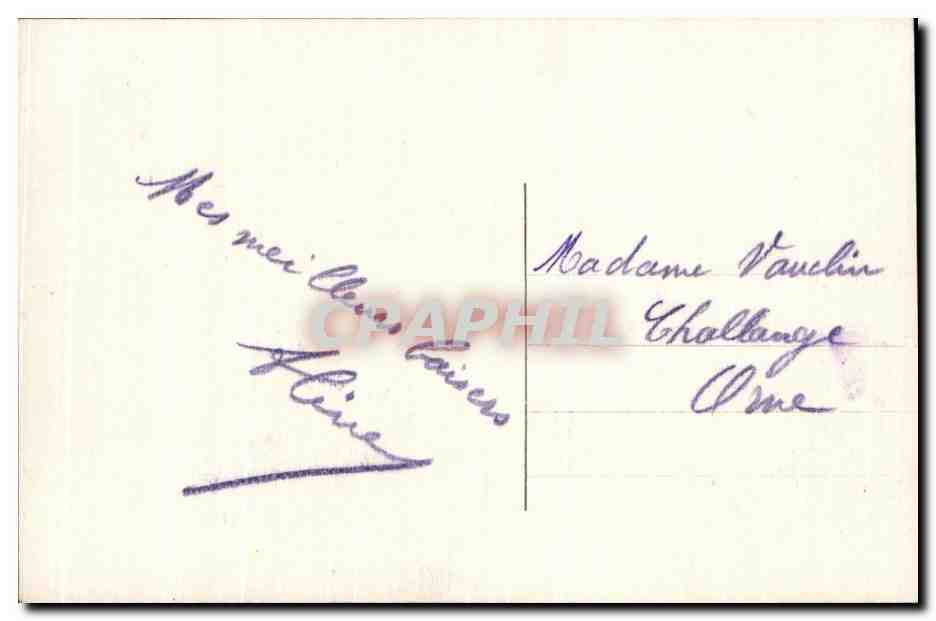 CPA Fantaisie Enfant Fille  — Verso