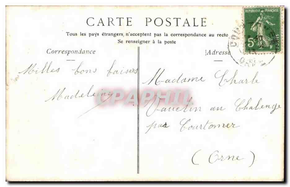 CPA Fantaisie Enfant Piano — Rückseite