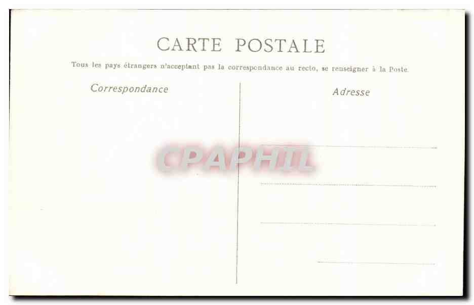CPA Fantaisie Dessin a la main Cheval Vache  — Back