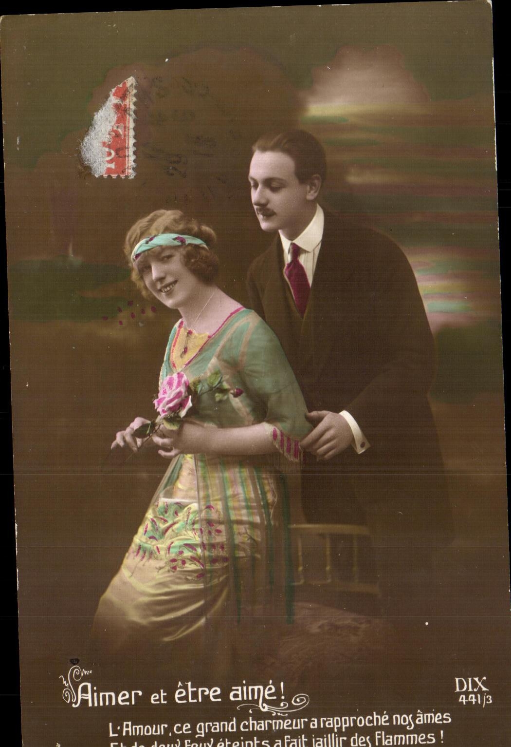 CPA Fantaisie Femme 