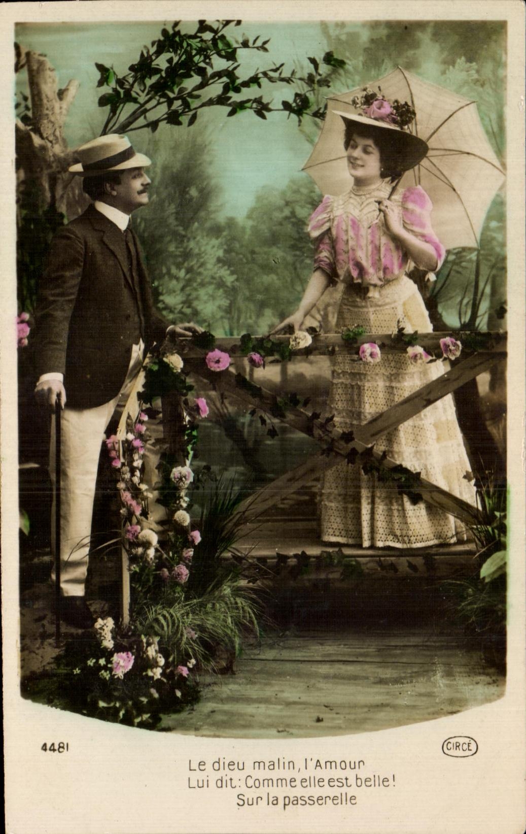 CPA Fantaisie Femme 