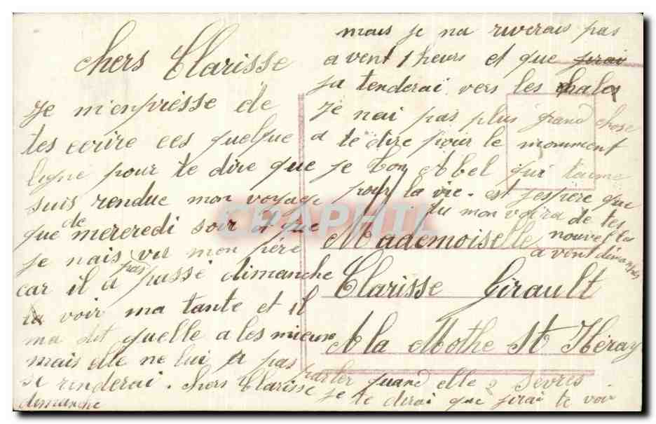 CPA Fantaisie Enfant  — Rückseite