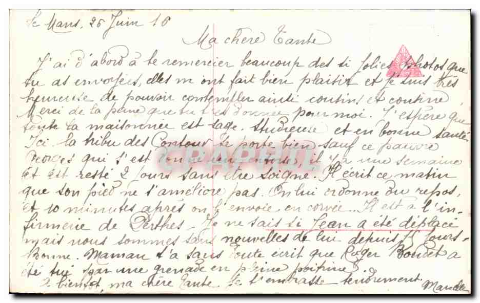 CPA Fantaisie Femme  — Rückseite