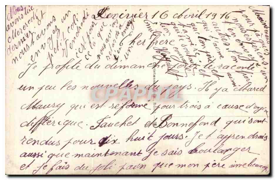 CPA Fantaisie Femme Oeufs Paques  — Rückseite