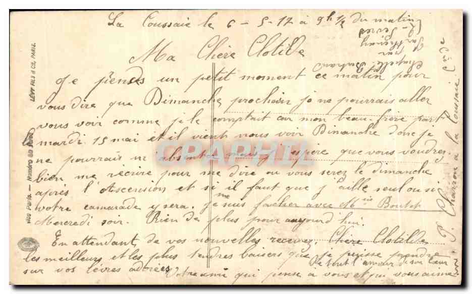CPA Fantaisie Femme  — Verso