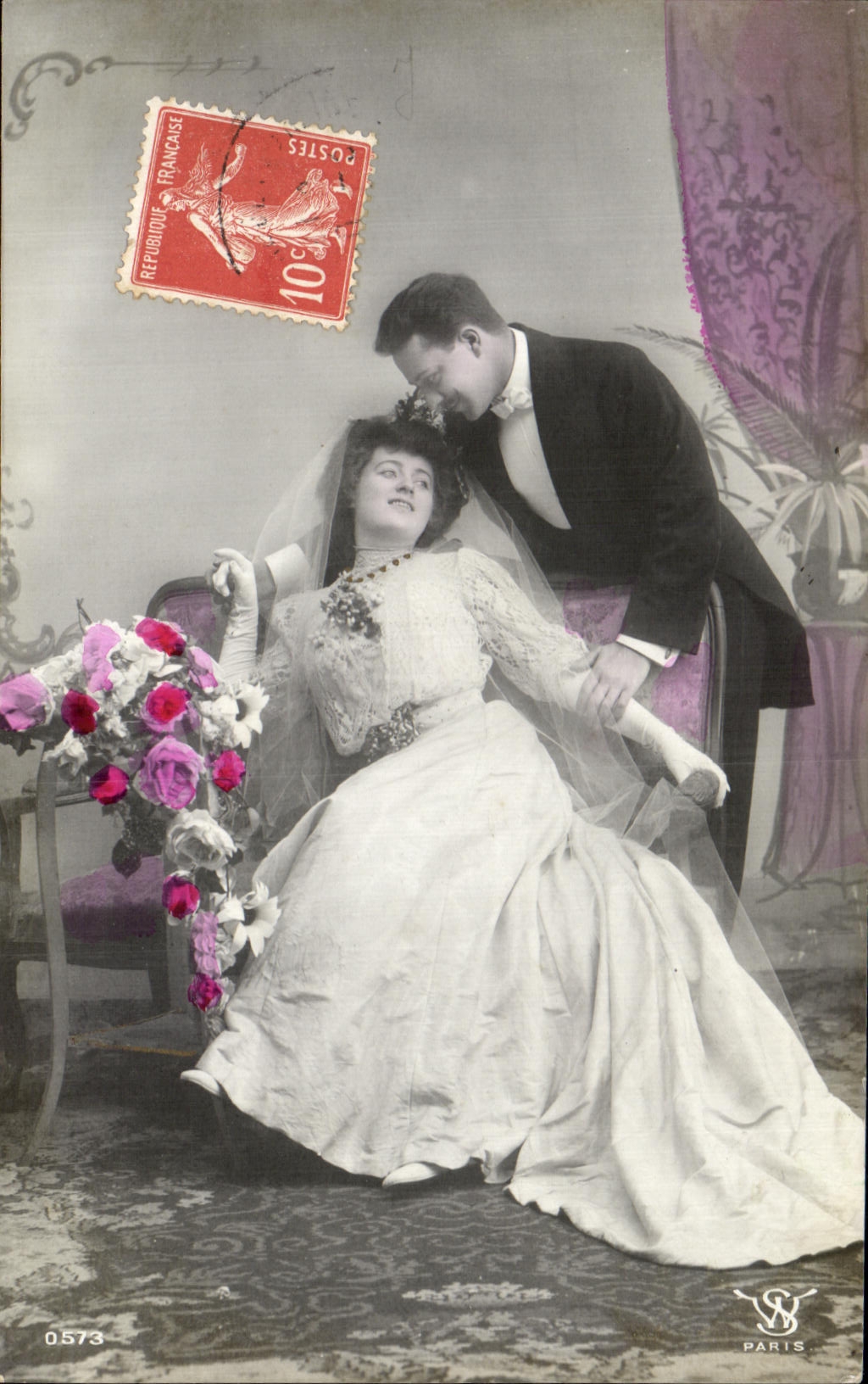 Nouveau mariage — Paris — éditeur S. Paris, n° 0573