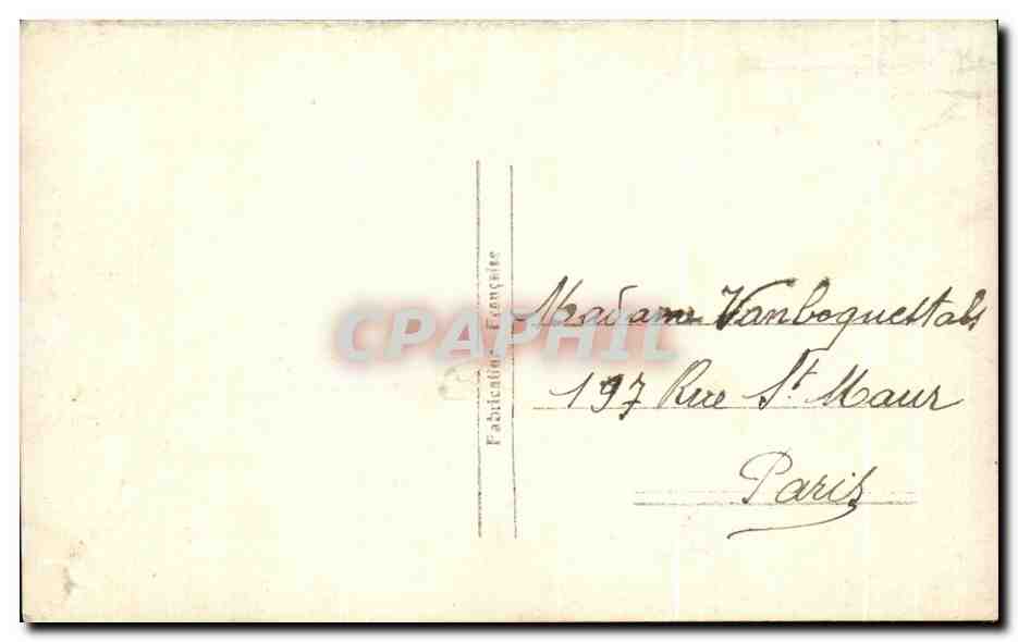 CPA Fantaisie Femme enfant  — Rückseite