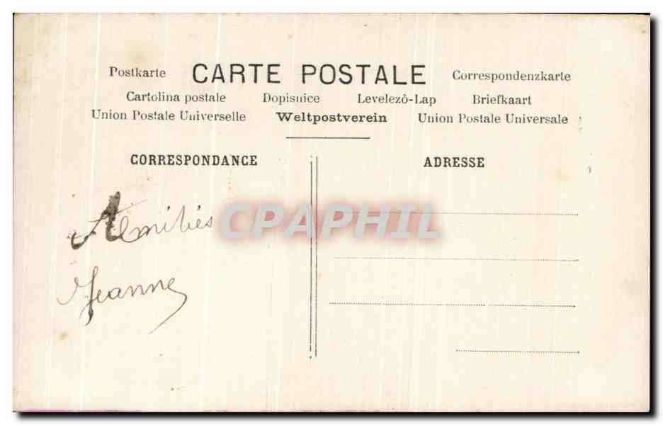 Mariage — Paris — éditeur Paris, n° 0573 — Rückseite
