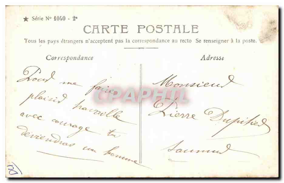 CPA Fantaisie Enfant Marionnettes Paques Oeuf — Rückseite