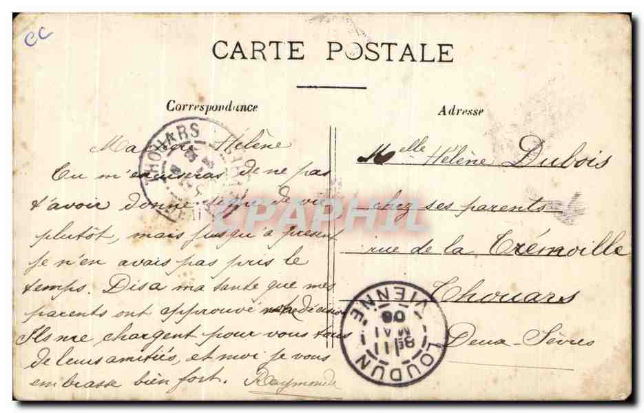 Fée et femme — L'amour prêt à vous adorer — M.F. Paris — Achterkant