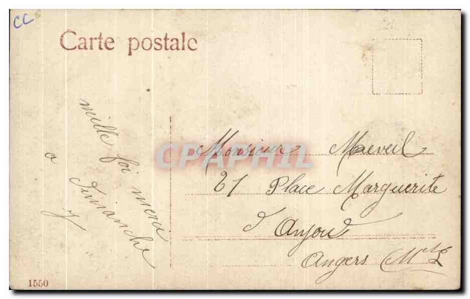 CPA Fantaisie Femme Colombes  — Verso